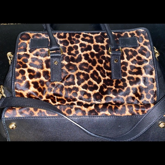 Michael Kors handbag leopard print tote - Picture 3 of 9